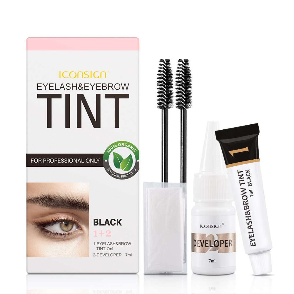 Beauty Makeup Companies - ICONSIGN-Cílios e Sobrancelha Dye Tint Kit,