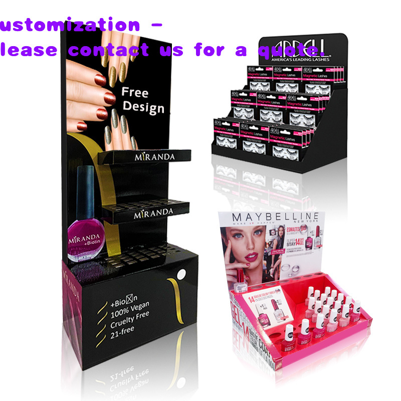 Beauty Makeup Stores - Expositor de Cartão Personalizado para Loja