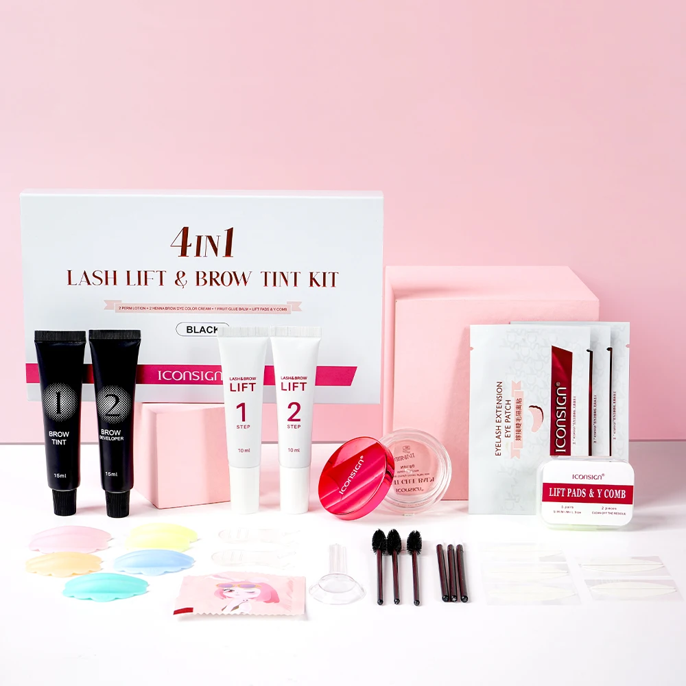 Beauty Makeup Kit Box - Professional Lash Lift and Tint Kit,