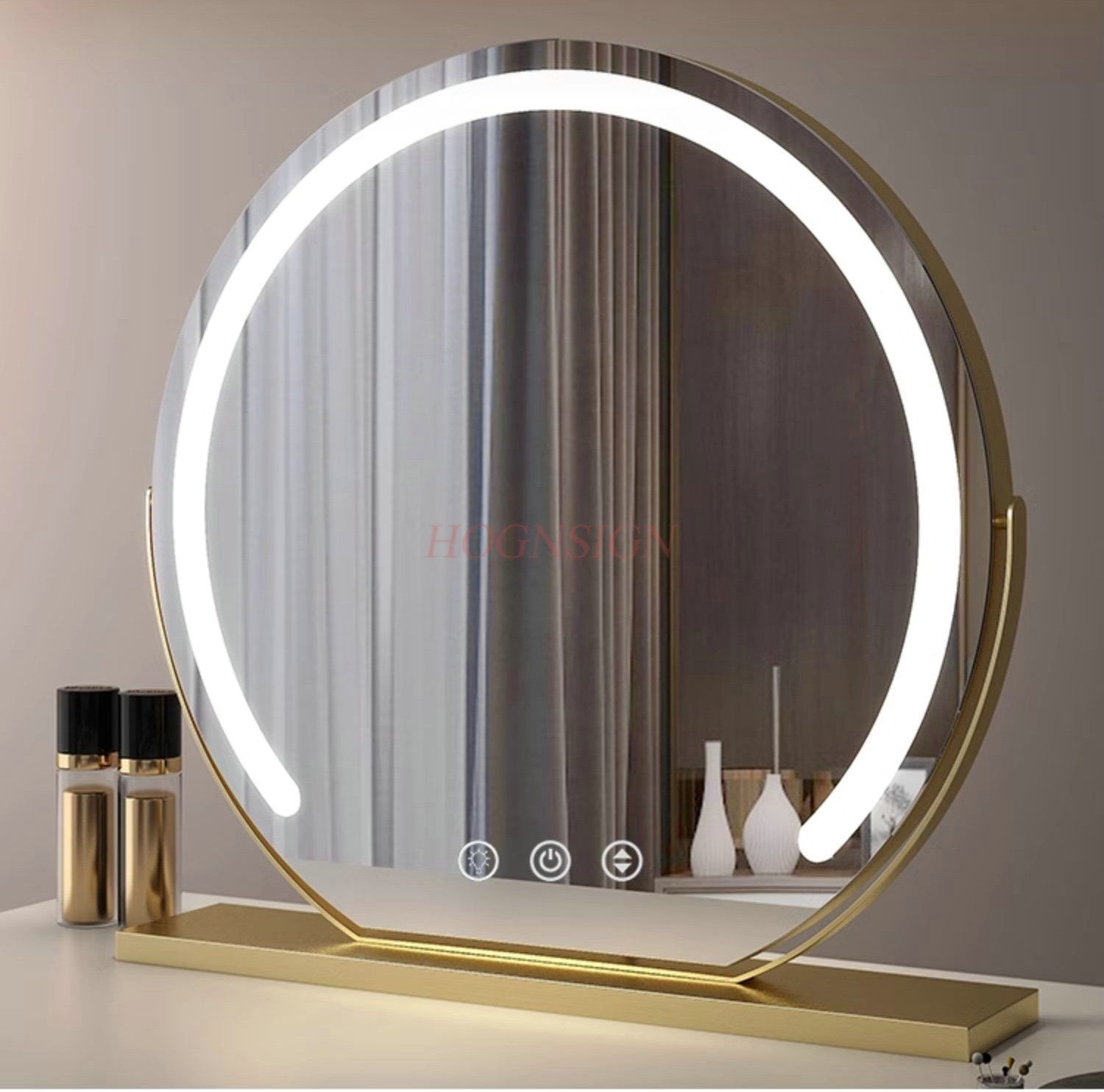 Makeup Master Beauty Salon - Espelho de maquiagem LED com lâmpada,
