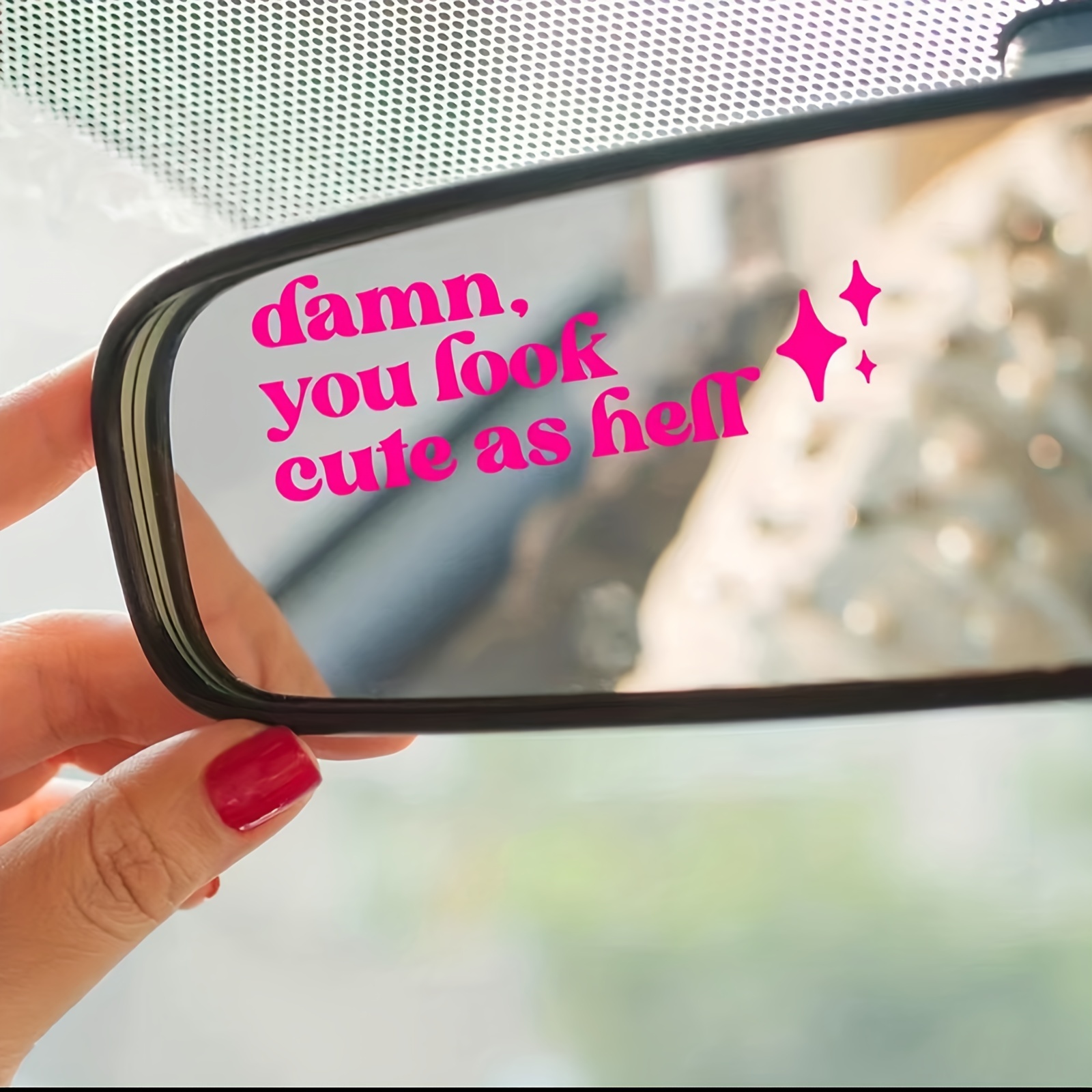 Beauty Makeup Definition - Espelho de maquiagem matinal, espelho retrovisor,