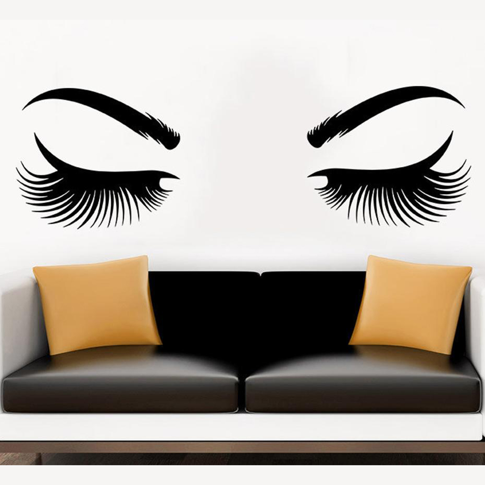 Makeup Master Beauty Salon - Olhos adesivo de parede vinil adesivo