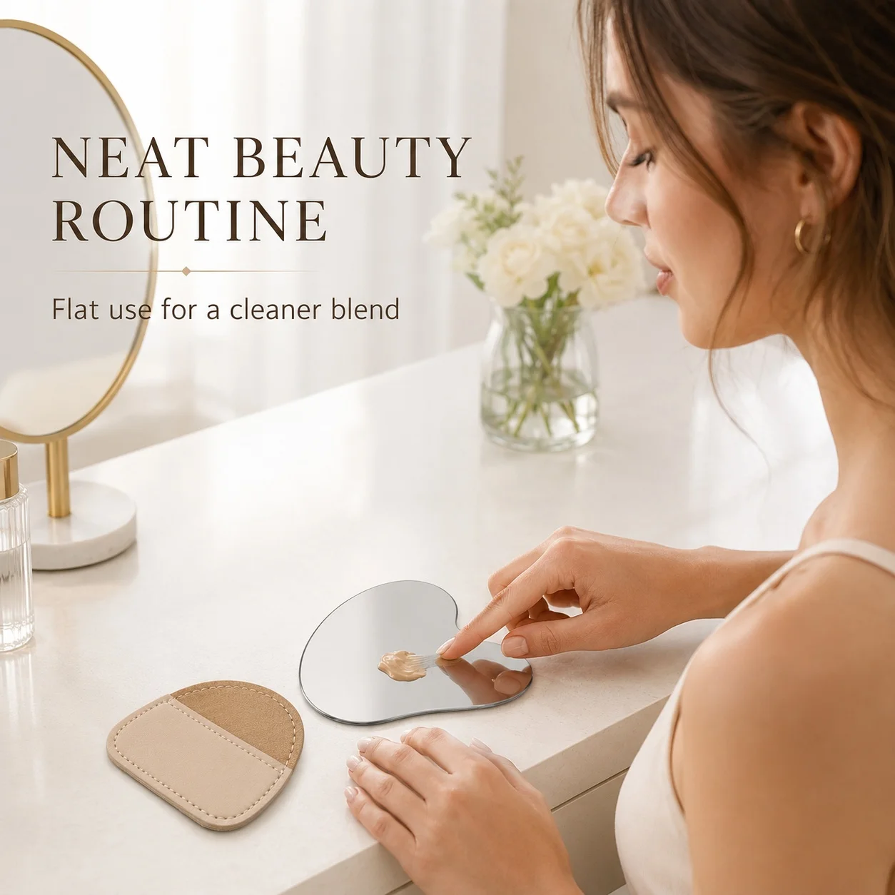 Paleta de Maquiagem em Aço Ino - Beauty Makeup Tool avaliação e preço