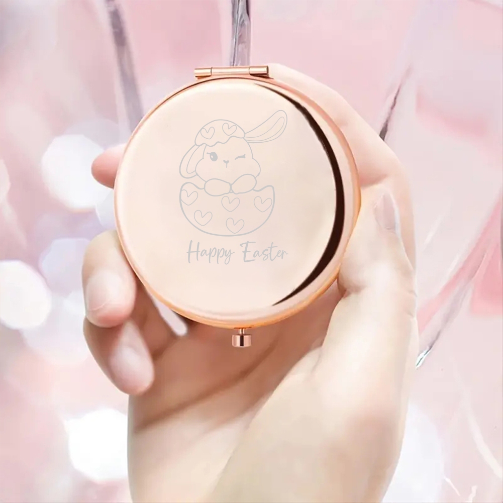 Espelho de bolso com texto per - Makeup And Beauty avaliação e preço