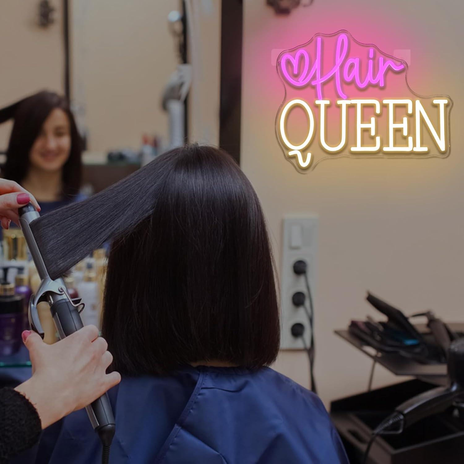 Letreiro Neon 'Rainha do Cabel - Beauty Makeup Stores avaliação e preço