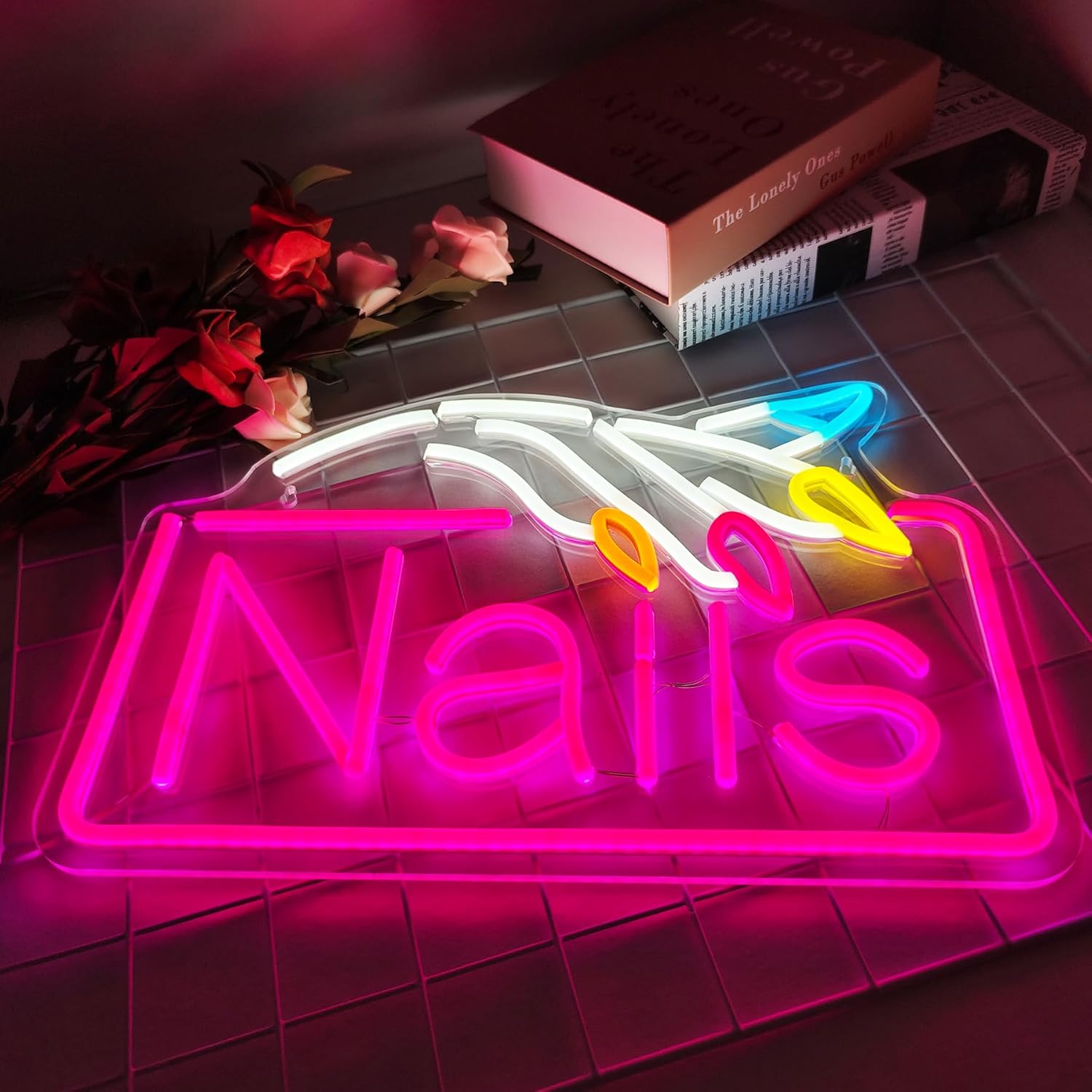Letreiro Neon para Negócios, L - Beauty Makeup Stores avaliação e preço