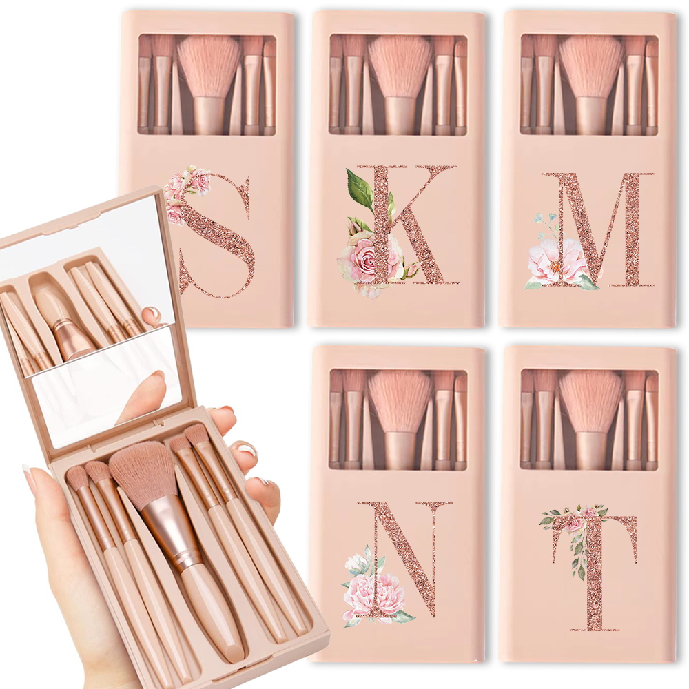 5 pçs kit de escova cosmética  - Beauty Makeup Kit Box avaliação e preço