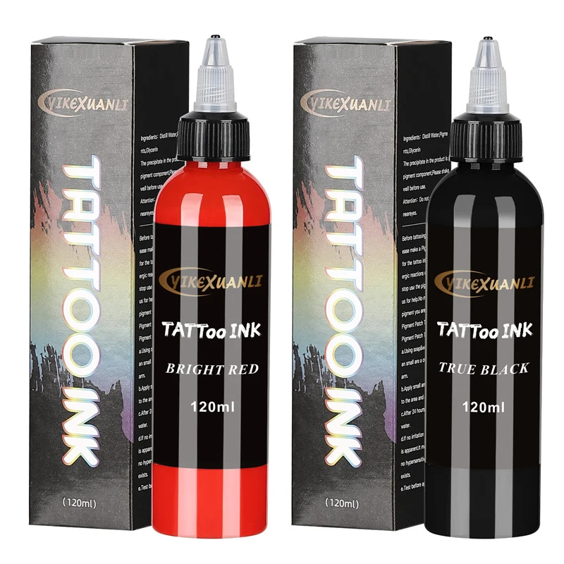 120ml pigmento de tinta de tat - Beauty Makeup Kit Box avaliação e preço