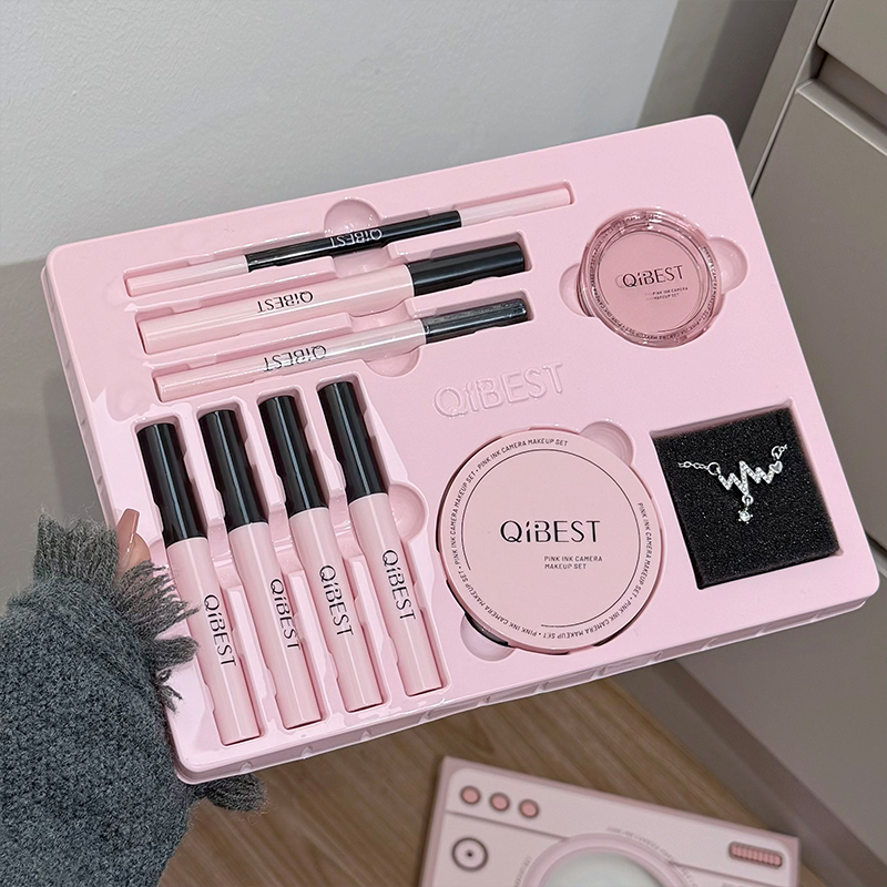 Qibest conjunto de maquiagem p - Beauty Makeup Kit Box avaliação e preço