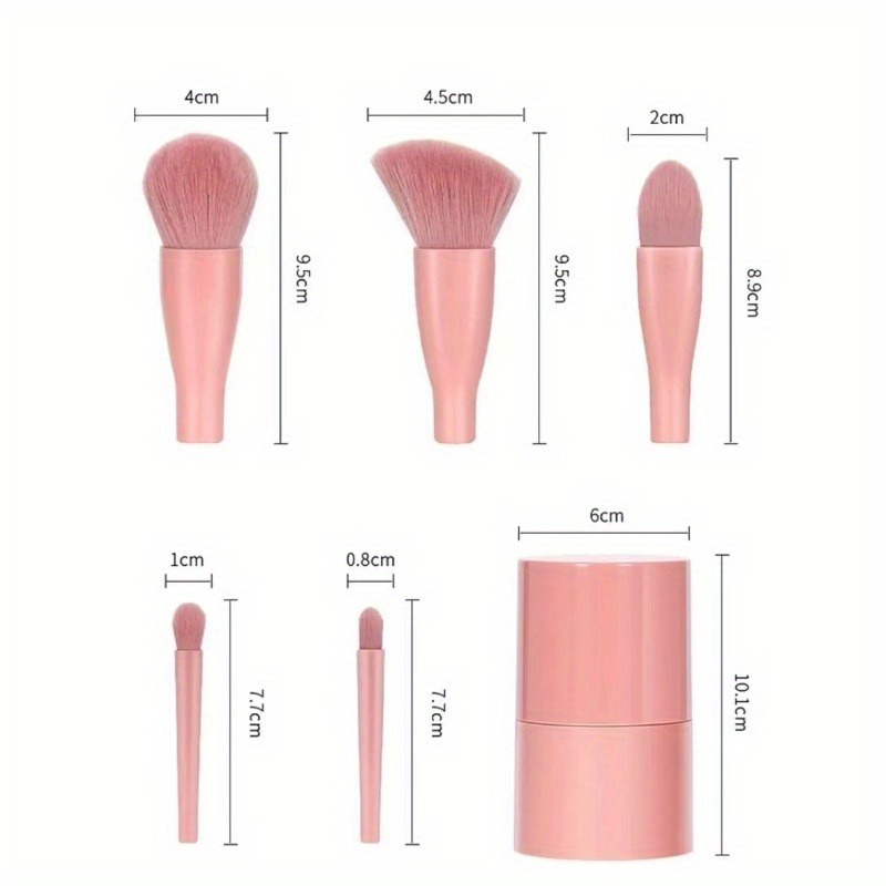 Conjunto de 5 Pincéis de Maqui - Beauty Makeup Kit Box avaliação e preço